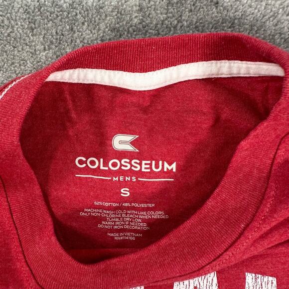 Alabama Crimson Tide Colosseum Short Sleeve Tee Shirt Mens Small Bama Distressed - Picture 5 of 8